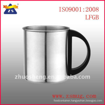 stainless steel single wall nescafe coffee mug 300ml